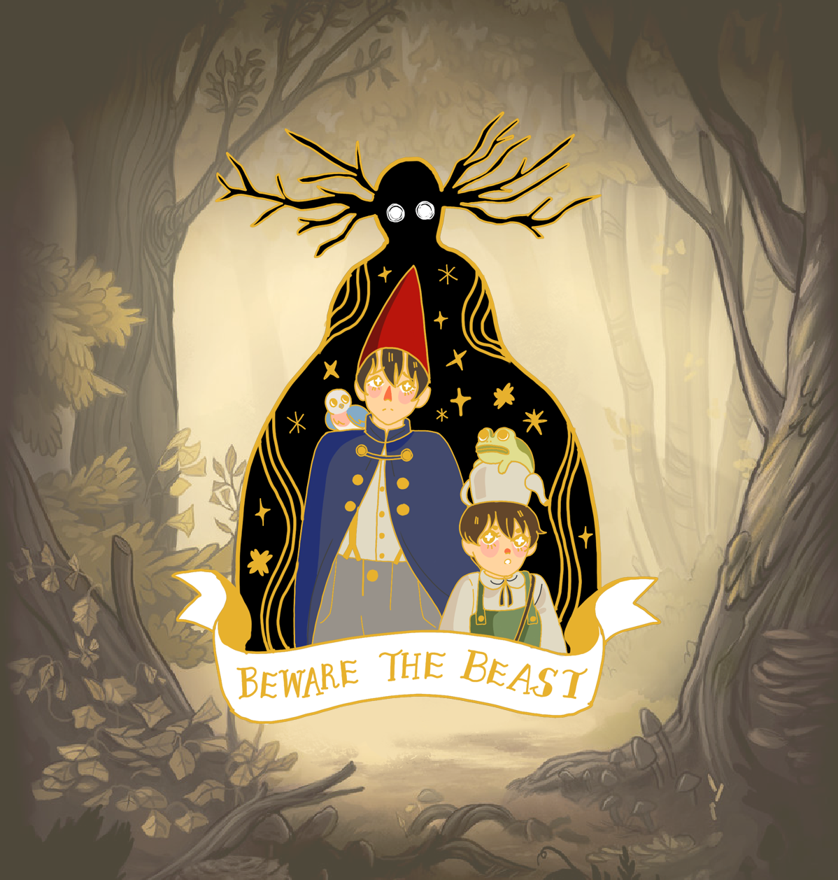 Beware the Beast 🎃 Enamel Pin