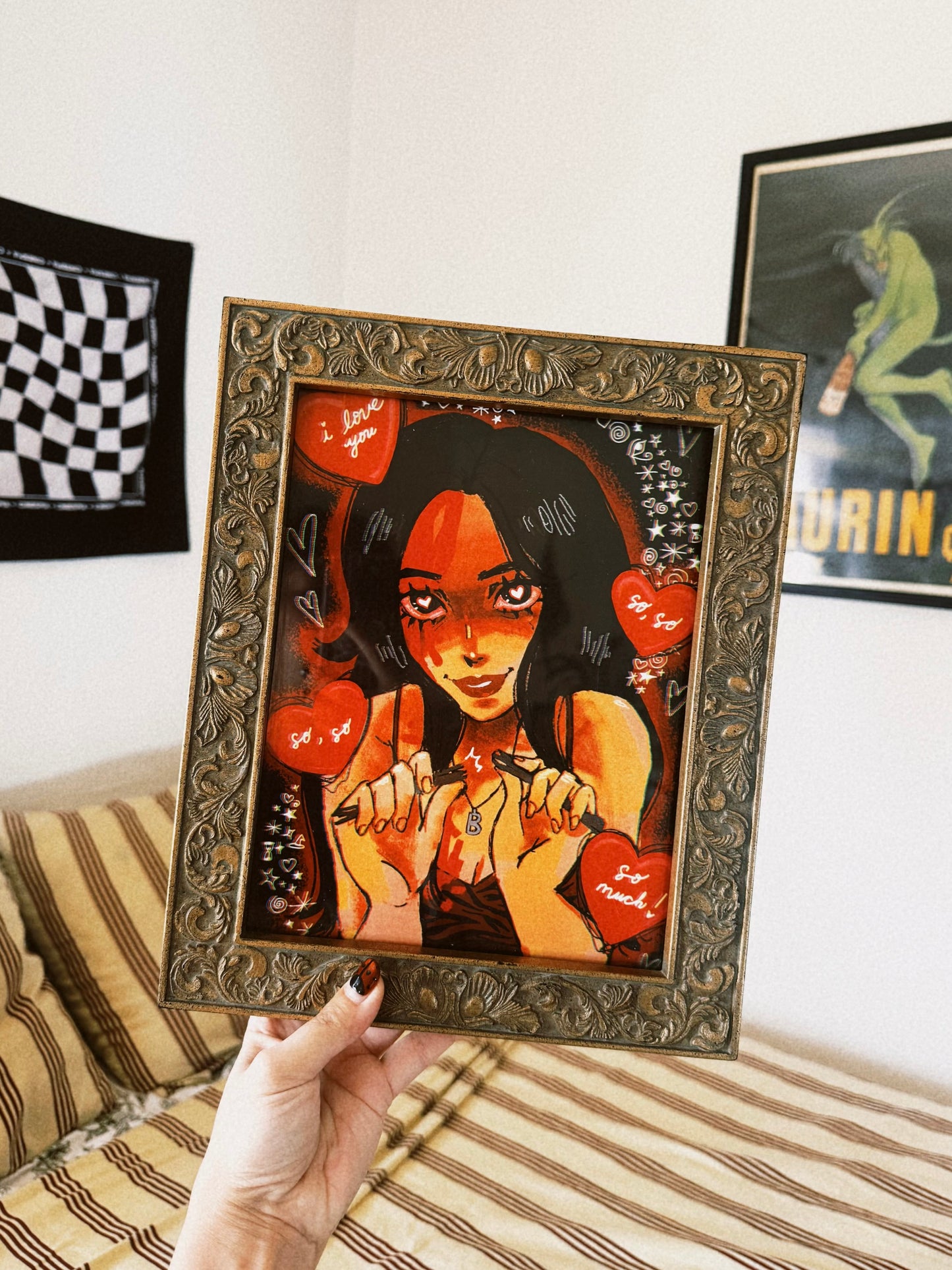 Freaky Nikki Art Print
