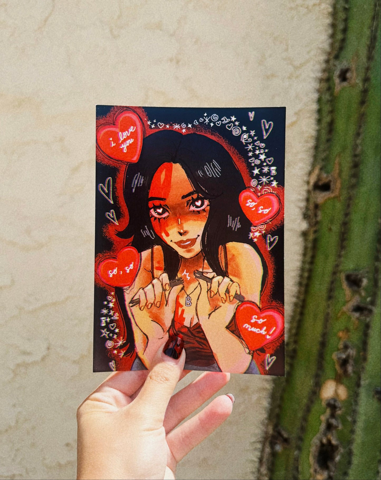 Freaky Nikki Art Print