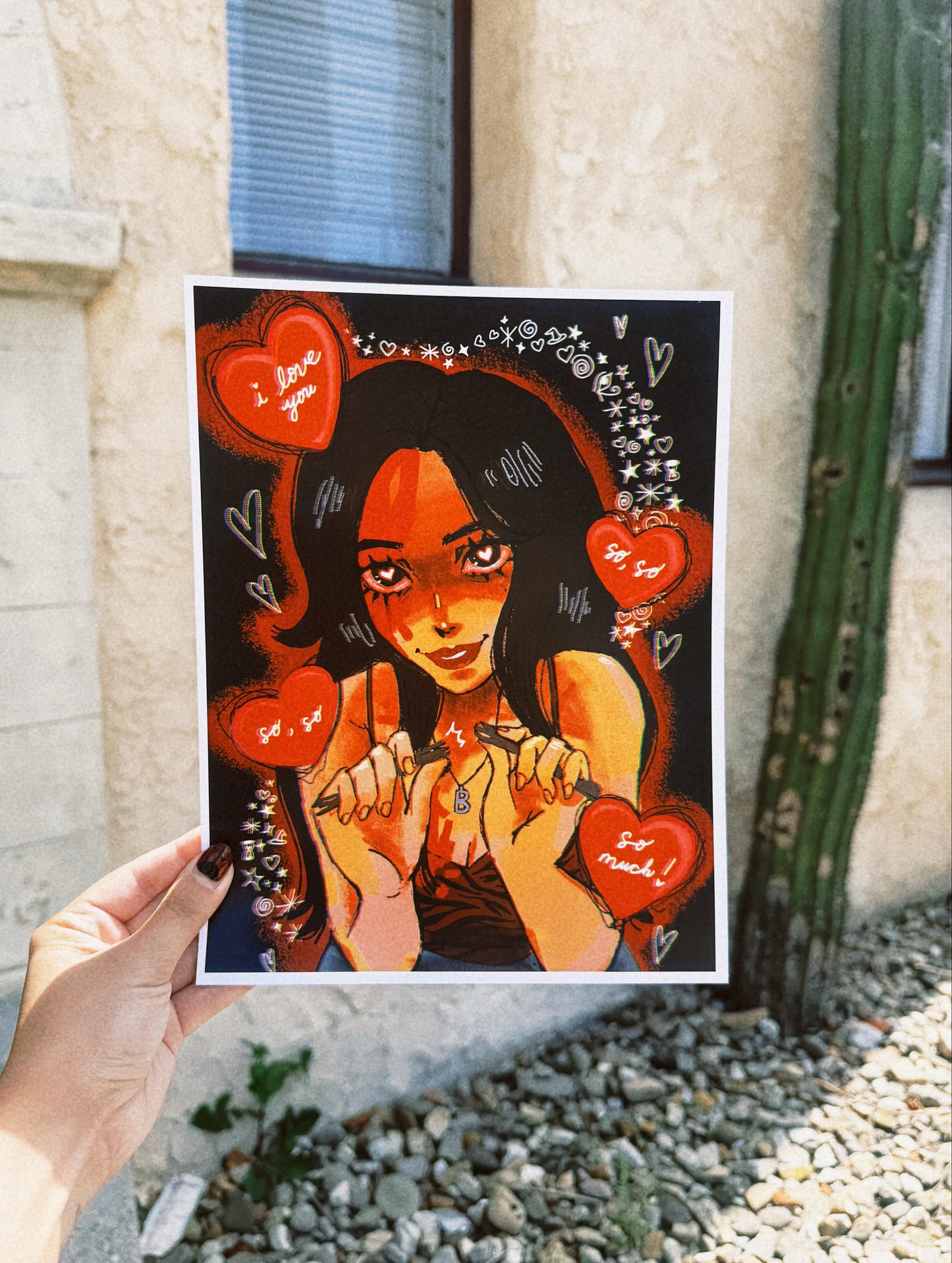 Freaky Nikki Art Print