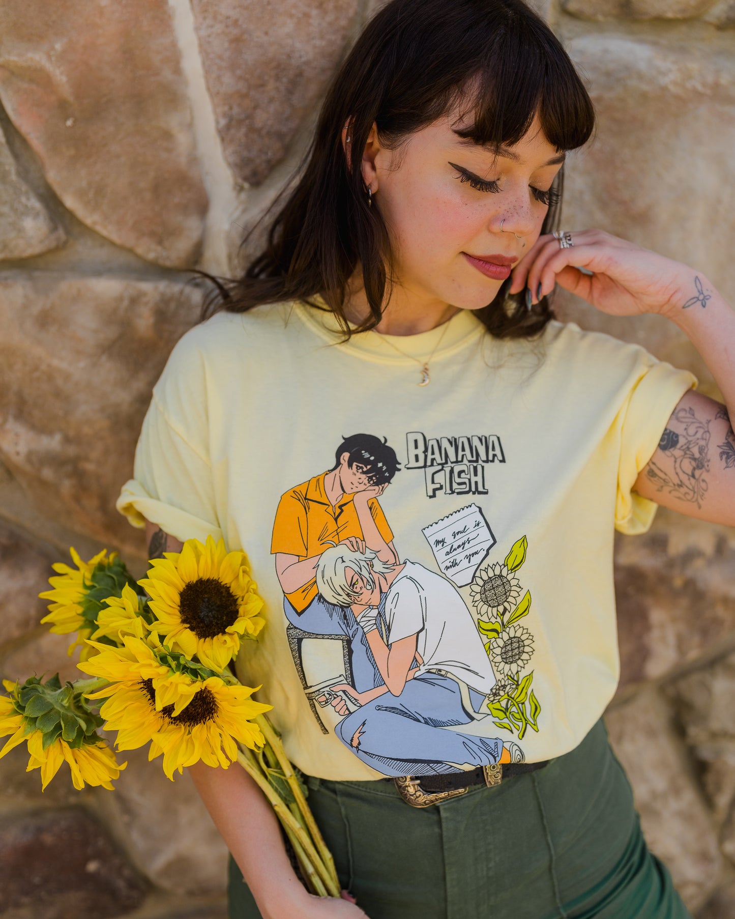 Banana Fish T-Shirt 🌻🍌 JHA X KAIBANZERO