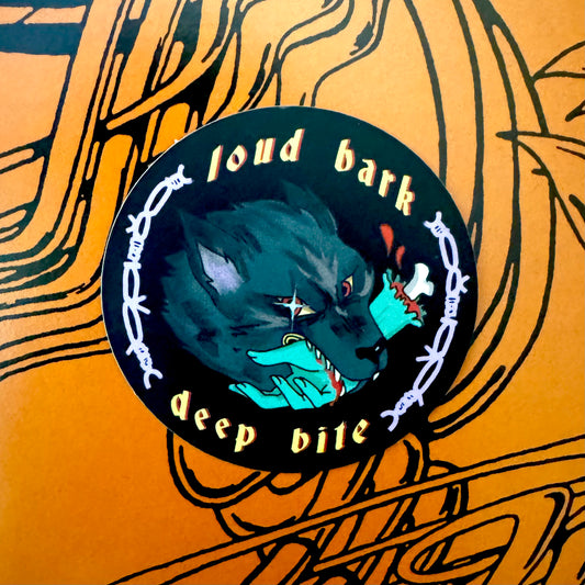 Loud Bark Sticker