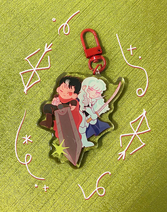 Friend and Foe Keychain