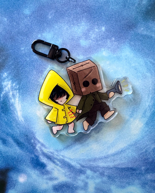 Six and Mono Keychain
