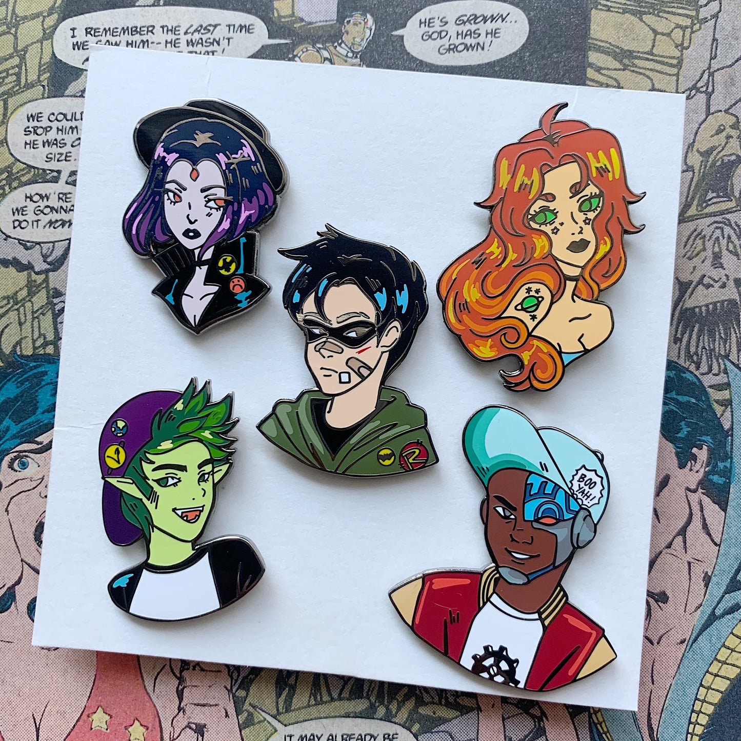 Teenage Heroes Enamel Pins