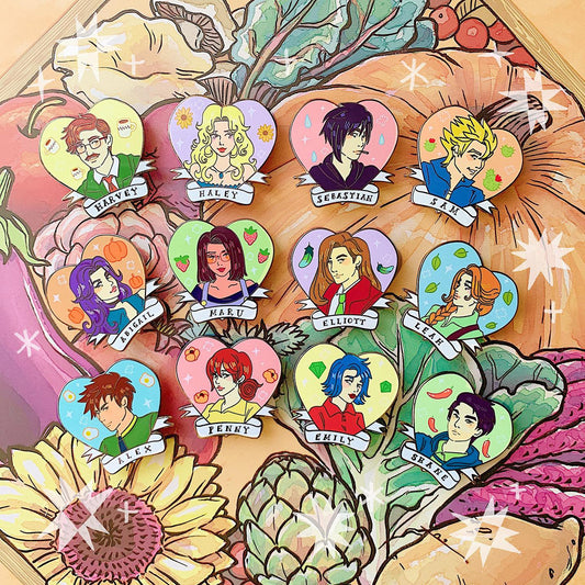 Stardew Valley Valentines Pin Series